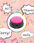 Voice recording sound button Recordable sound button for voice playback Talking sound button with voice recording feature Voice recorder button for playback of recorded messages Sound recording button for custom voice messages Record and play sound button for interactive experiences Voice playback button for personalized recordings Talking button with built-in voice recorder Sound recording device with playback function Voice message button for interactive toys and games