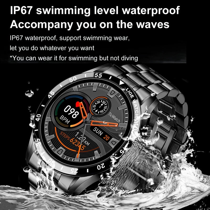 Waterproof smart watch Water-resistant smartwatch Waterproof fitness tracker Smart watch with water resistance Waterproof wearable technology Swim-friendly smart watch Waterproof sports watch Waterproof activity tracker Fitness smartwatch with waterproof design Waterproof GPS smart watch