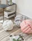 Knotted Ball Throw Pillow