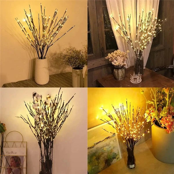 Tree branch LED lights Twig LED string lights Branch-shaped fairy lights Outdoor tree branch lights Decorative LED tree branches Garden branch light strands Tree branch decor lights LED branch twig garland Branch-shaped LED light fixtures Nature-inspired LED lighting