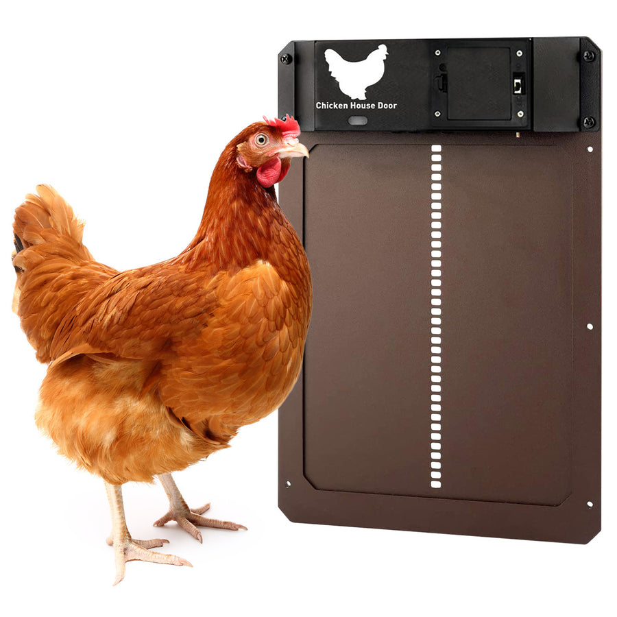 Automated chicken coop door Automatic poultry door opener Convenient coop door solution Programmable chicken door Hands-free coop management Smart chicken coop accessory Secure automatic door for chickens Customizable coop door opener Hassle-free poultry access Efficient chicken coop door system