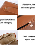 Large-Capacity Leather Cosmetic Bag