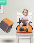 Travel bag booster seat Portable booster seat Convertible travel bag 2-in-1 travel accessory Booster seat for on-the-go Travel-friendly booster seat Car seat travel bag Backpack booster seat Foldable booster seat Multi-functional travel gear