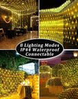 Net Mesh Solar Fairy Lights