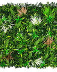 Wild tropics artificial vertical garden Faux vertical garden with wild tropics theme Artificial tropical wall panel with lush greenery Decorative vertical garden featuring wild tropics accents Synthetic vertical garden with vibrant tropical plants Wild tropics artificial green wall for indoor and outdoor decor Tropical-inspired artificial greenery wall with lush foliage Faux vertical garden panel adorned with wild tropics motifs Wild tropics artificial plant wall for home and event decor S