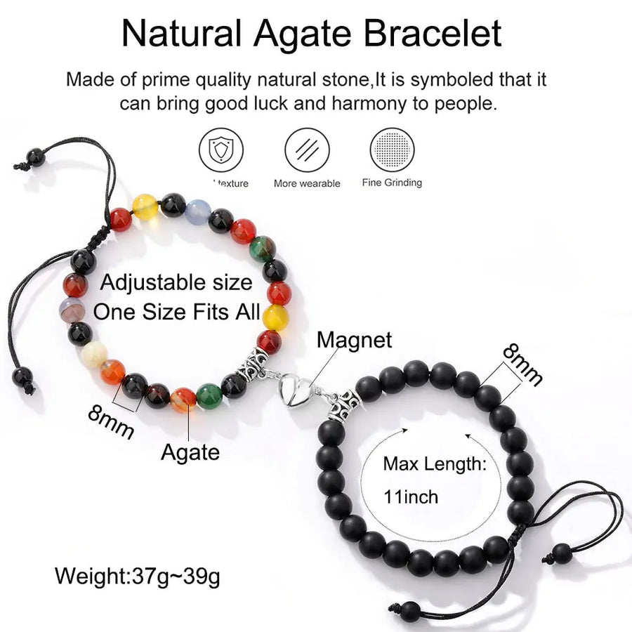 Matching Love Bracelets with Energy & Healing Properties for Couples