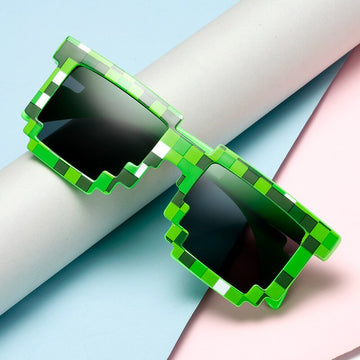 Colorful multicolor frames of the Mosaic Cosplay Sunglasses