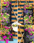 Vertical hanging garden flower pots Hanging planters for vertical gardens Vertical flower pots for hanging gardens Wall-mounted flower pots for vertical planting Hanging pots for vertical garden decor Vertical hanging planters for flowers Space-saving vertical garden pots Wall-mounted flower pots for vertical gardening Hanging plant pots for vertical greenery Vertical garden pots for balcony or patio