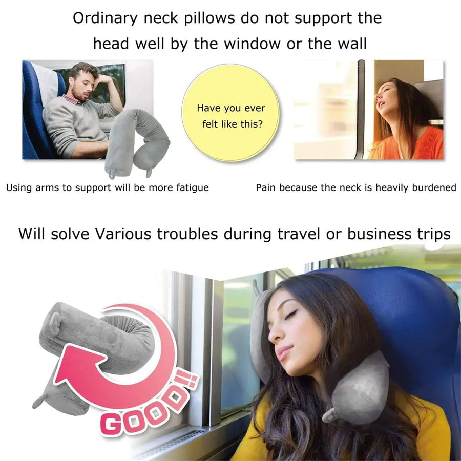 Travel twisted memory cotton pillow Twistable memory foam travel pillow Portable neck support pillow Memory foam twist pillow for travel Adjustable travel pillow with twist design Twist and shape memory foam pillow Contoured travel neck pillow Compact twistable travel cushion Flexible memory foam neck support Ergonomic twist pillow for traveling