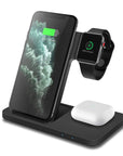 Wireless charger Fast charging station Multi-device charger Charging dock Smartphone charger Smartwatch charger Earbuds charger Tech accessories Charging hub Wireless charging stand