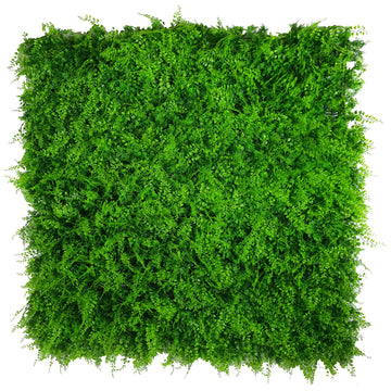 Sample Panel of Lush Fern Artificial Green Wall (Small Sample) UV Resistant
