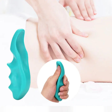 Handheld massager Thumb saver tool Manual massage device Portable relaxation aid Stress relief tool Ergonomic massager Muscle tension reliever Finger pressure massager Personal massage accessory Compact thumb massager