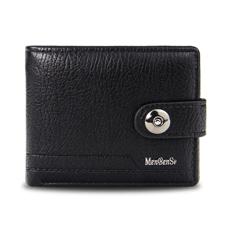 Vintage Bifold Leather Wallet for Men – Premium PU Leather Wallet