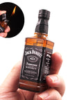 A unique refillable whiskey bottle lighter with a stylish and realistic design, perfect as a functional gift or collectible item.