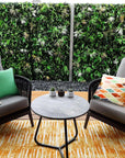 Wild tropics artificial vertical garden Faux vertical garden with wild tropics theme Artificial tropical wall panel with lush greenery Decorative vertical garden featuring wild tropics accents Synthetic vertical garden with vibrant tropical plants Wild tropics artificial green wall for indoor and outdoor decor Tropical-inspired artificial greenery wall with lush foliage Faux vertical garden panel adorned with wild tropics motifs Wild tropics artificial plant wall for home and event decor S