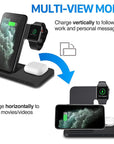 Wireless charger Fast charging station Multi-device charger Charging dock Smartphone charger Smartwatch charger Earbuds charger Tech accessories Charging hub Wireless charging stand