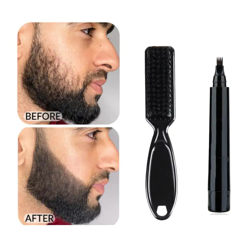 Beard shaping kit Precision beard grooming set Professional beard shaping tools Beard grooming essentials Symmetrical beard shaping kit Beard sculpting tools Complete beard grooming set Beard shaping accessories Beard maintenance kit Precise beard grooming solution